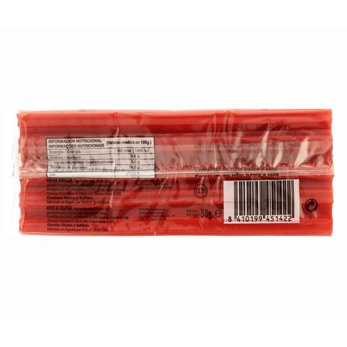 TOBOSINES Regaliz de fresa 50 gr.