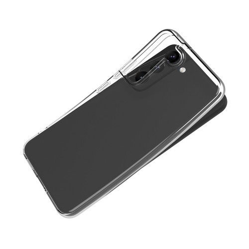 Funda compatible con Samsung Galaxy S22 5G, QILIVE, transparente. (teléfono no incluido)