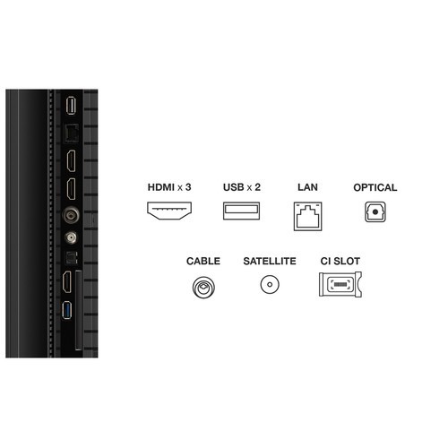 Televisión 215,9 cm (85") QLED TCL 85P7K 4K, Ultra HD, GOOGLE Tv, HDR10.