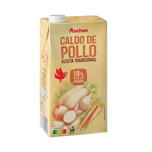 PRODUCTO ALCAMPO Caldo de pollo 19% receta tradicional 1L