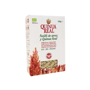 QUINUA REAL Fusilli de arroz con quinoa ecológico y sin gluten QUINUA REAL 250 g.