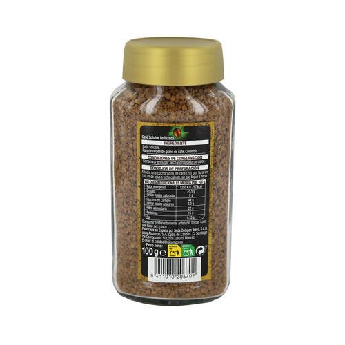 PRODUCTO ALCAMPO Café soluble natural 100 % Colombia PRODUCTO ALCAMPO 100 g