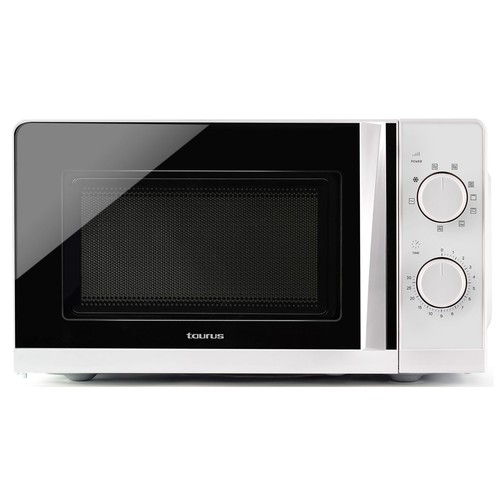 Microondas con grill TAURUS Ready Grill, capacidad 20L, potencia 700W, grill: 900W.