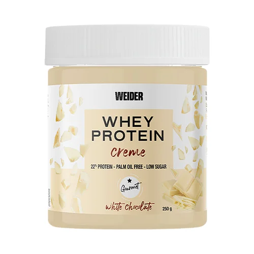 Whey protein crema de chocolate blanco y avellana 250 g.