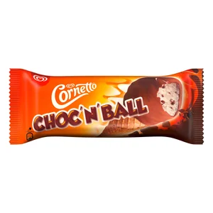 FRIGO Helado de nata con trocitos de caramelo recubiertos de chocolate con leche 160 ml.