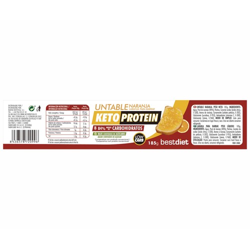 KETOPROTEIN Untable de naranja 185 gr.