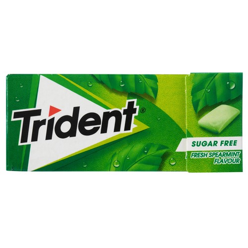 TRIDENT FRESH Chicles clorofila 14 g.