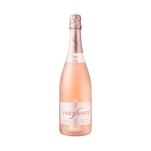 Cava rosado premium, elaborado según el método tradicional FREIXENET Carta rosé botella de 75 cl.