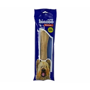 BIOZOO MASCOTAS Hueso prensado de cuero BIOZOO 20 cm