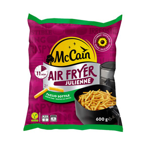 Imagen de McCAIN Julienne Patatas con corte fino, prefritas y ultracongeladas, para hacer en freidora de aire (airfryer) 600 g.