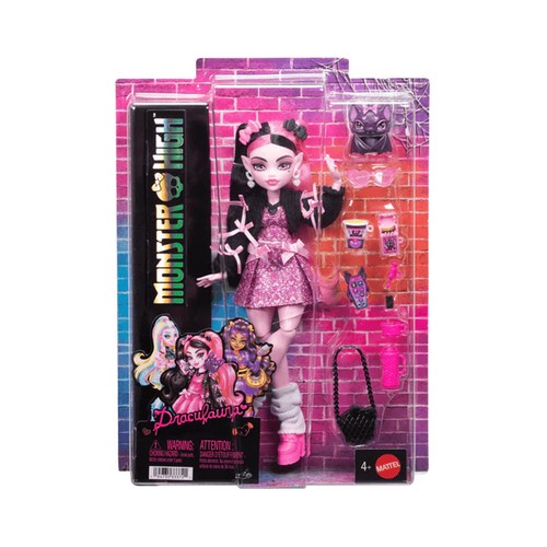 Draculaura muñeca con accesorios. MONSTER HIGH