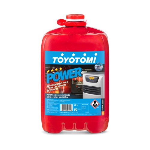 Parafina desaromatizada TOYOTOMI power 20L, 11.400Kcal/kg