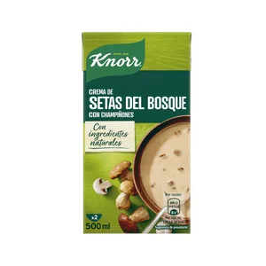KNORR Crema de setas del Bosque con champiñones 500 ml.