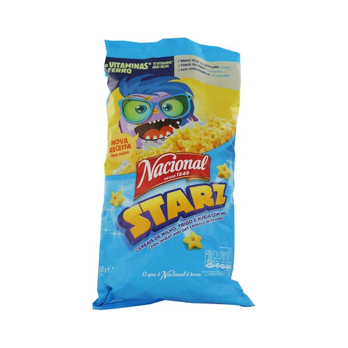 NACIONAL Cereales estrellas de miel Starz 650 g.