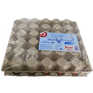 Imagen de AUCHAN Huevos de gallinas sueltas en el gallinero clase M y cat. A 30 uds. Producto Alcampo