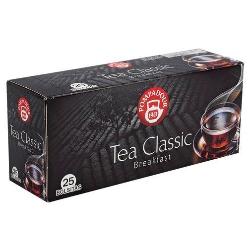 POMPADOUR Classic Té negro breakfast 25 uds.