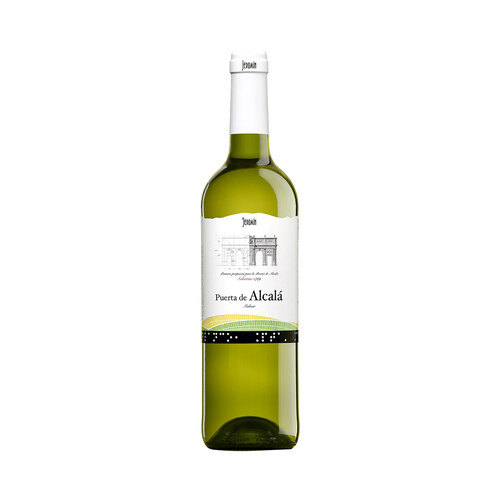 PUERTA DE ALCALÁ  Vino blanco con D.O. Vinos de Madrid botella de 75 cl.