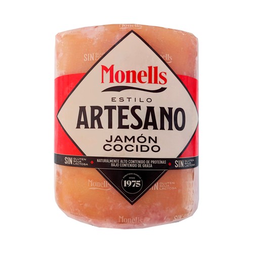 Jamón cocido artesano MONELLS - Loncha fina 1 mm