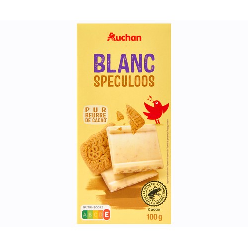 PRODUCTO ALCAMPO Chocolate blanco con speculoos 100 gr