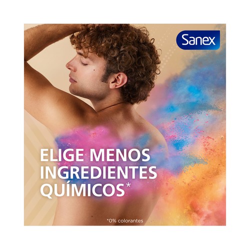 SANEX Men zero% Desodorante roll on para hombres anti transpirante hasta 48 horas 50 ml.