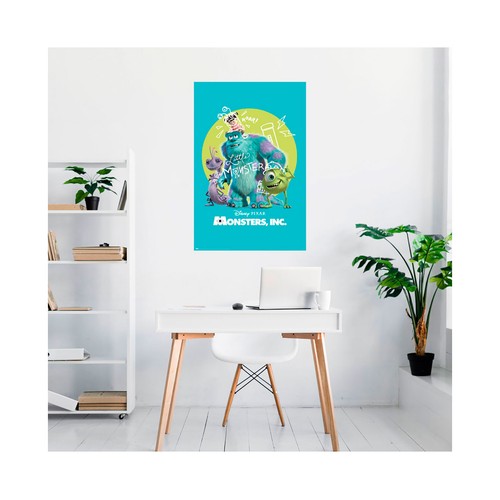 Poster  pixar monstruos sa. DISNEY.