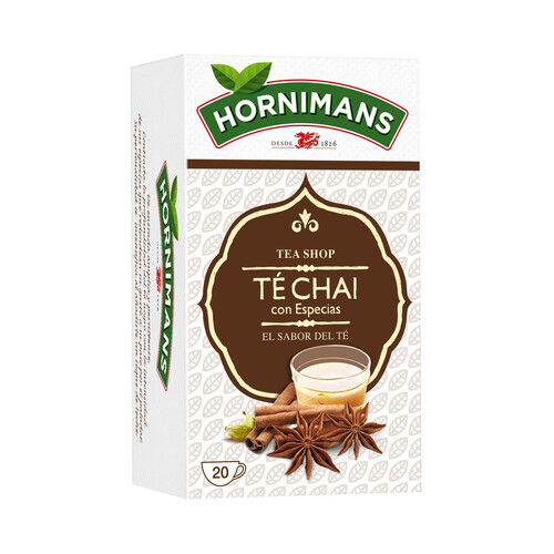 HORNIMANS Té chai con especias 20 uds. 40 g.