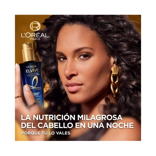 ELVIVE Aceite extraordinario Sérum nutritivo con aceite de Camelia, para cabellos secos 100 ml.