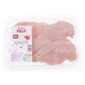Imagen de AUCHAN Pechuga fileteada corte fino. Producto Alcampo