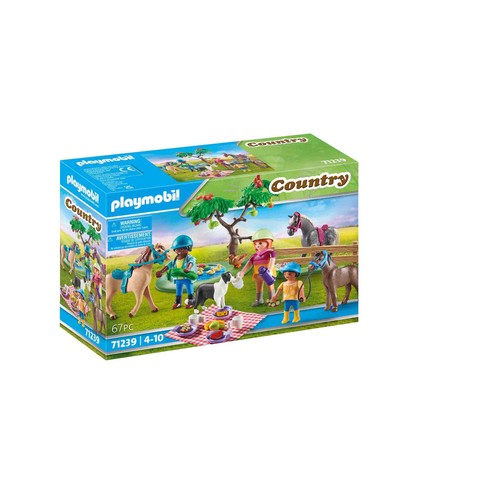 PLAYMOBIL excursión de pícnic con caballos