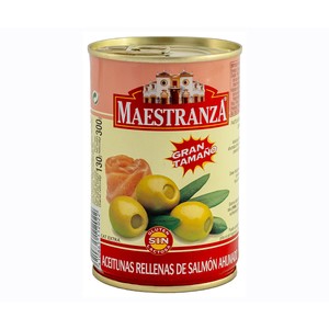 Aceitunas rellenas de salmón 130 gr.