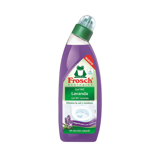 Gel limpiador WC líquido aroma lavanda FROGGY 750 ml.