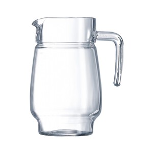 Imagen de Jarra clásica para agua modelo Tivoli, con capacidad de 2.3 litros y fabricada en vidrio ARCOROC.