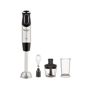 Batidora de mano MOULINEX DD6558, 1000W, 10 velocidades, incluye vaso y accesorios. 