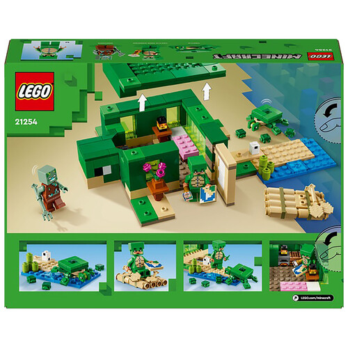 LEGO Minecraft la casa tortuga de la playa 21254.