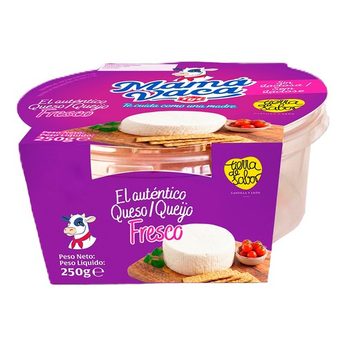 MAMA VACA Queso fresco sin lactosa 250 g. 