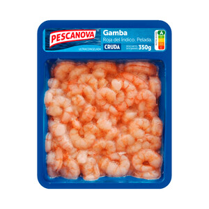 Imagen de PESCANOVA Gamba roja del Índico, pelada y cruda 350 g.