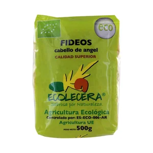 ECOLECERA Pasta fideos Cabellines ecológicos ECOLECERA 500 g.