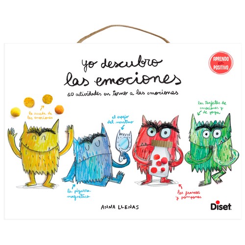 Juego Monstruo Colores-Yo descubro las emociones, juego infantil para el desarrollo intelectual, DISET