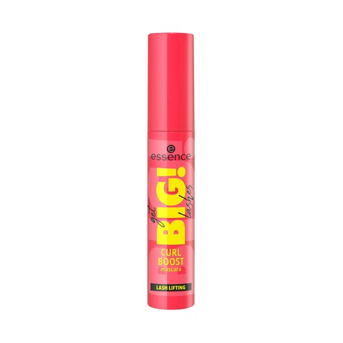 ESSENCE Big lashes curl boost tono negro Mascara de pestañas potenciadoras del rizo y el volumen.