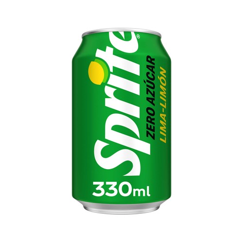 SPRITE ZERO Refresco de lima limón sin azúcar lata de 330 ml.