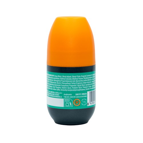 BABARIA Adventure Protector solar en roll on, resitente al agua y con FPS 50+ (muy alto) 50 ml.