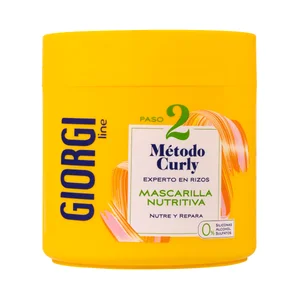 GIORGI Metodo curly Mascarlla nutritiva paso 2 para un pelo con rizos cuidados 250 ml.