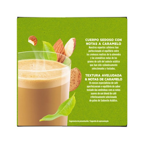 DOLCE GUSTO Café en cápsulas con leche de almendras I5, 12 uds. 
