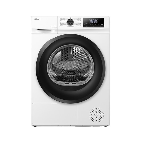 Secadora por condensación QILIVE Q.6167, capacidad de secado: 8KG, clasificación energética: D, H: 84,5cm, A: 59,5cm, F: 58cm.