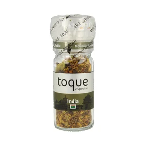TOQUE Sazonador India ideal para sopas, verduras a la plancha o pollo al horno frasco de 40 g.