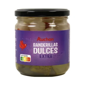 PRODUCTO ALCAMPO Banderillas dulces extra frasco de 160 g.