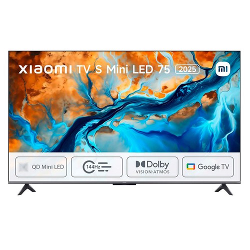 Televisión QLED 75" XIAOMI 75A PRO 2026, 4K, Google TV, Bluetooth