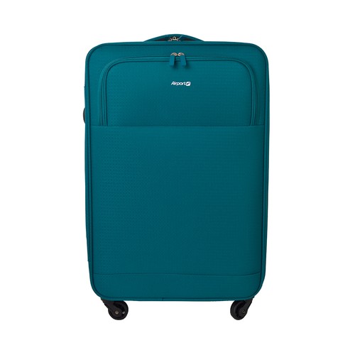 Maleta mediana tipo trolley  4 ruedas air soft  67 cm azul pato. AIRPORT