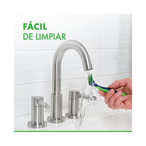GILLETTE Sensor 3 sensitive Maquinilla de afeitar desehable con cabezal pivotante y flexible de 3 hojas 5 uds.