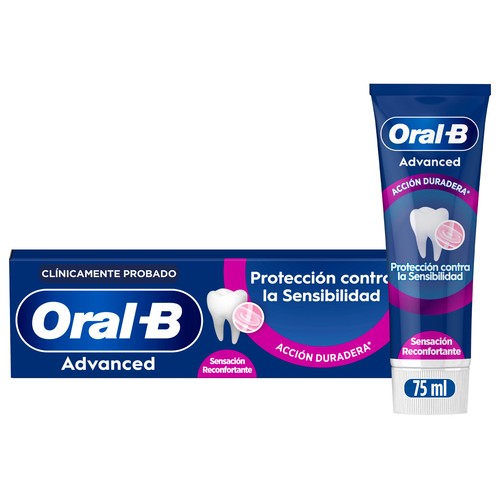 ORAL-B Advanced Pasta de dientes contra la sensibilidad dental, sabor hierbabuena picante 75 ml.